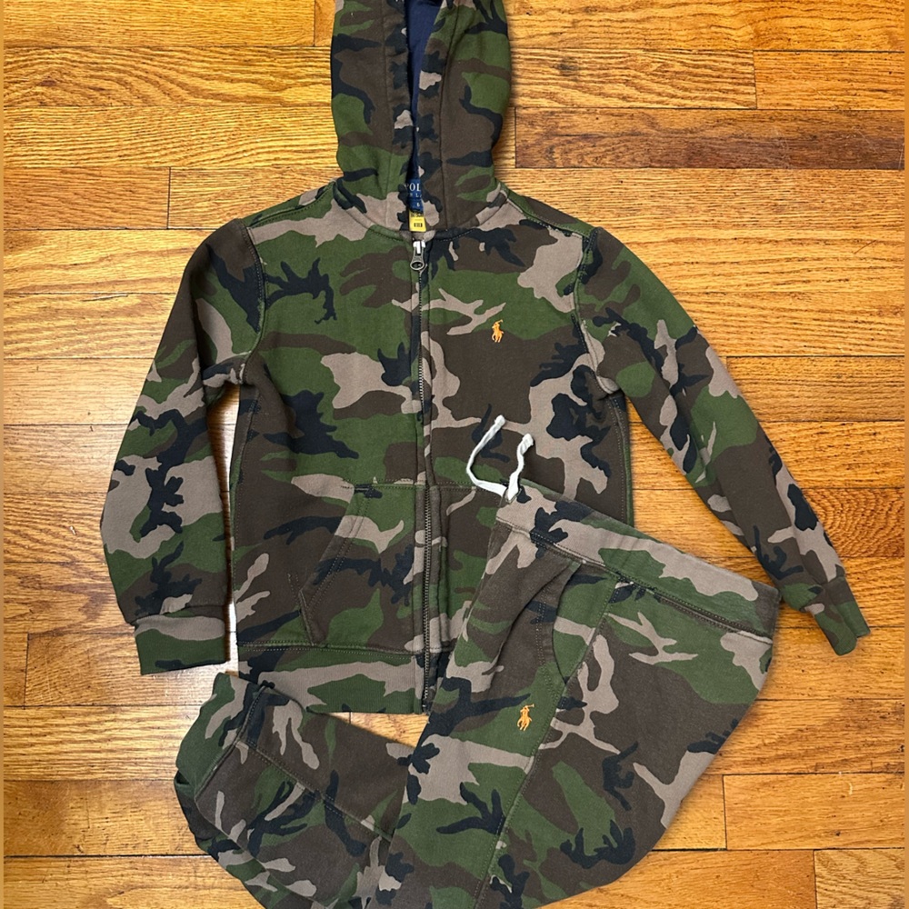 Polo Ralph Lauren camo sweatsuit size 6